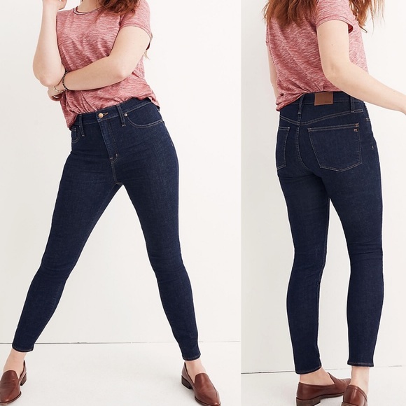 Madewell | Curvy High-Rise Skinny Jeans in Lucille Wash - Picture 1 of 7